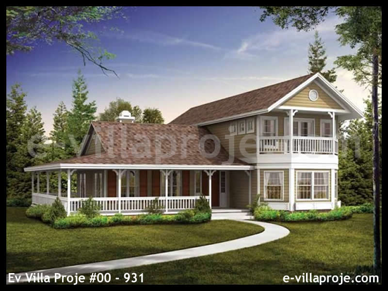 Ev Villa Proje #00 – 931 Ev Villa Projesi Model Detayları