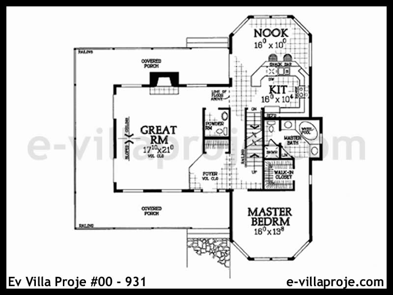 Ev Villa Proje #00 – 931 Ev Villa Projesi Model Detayları