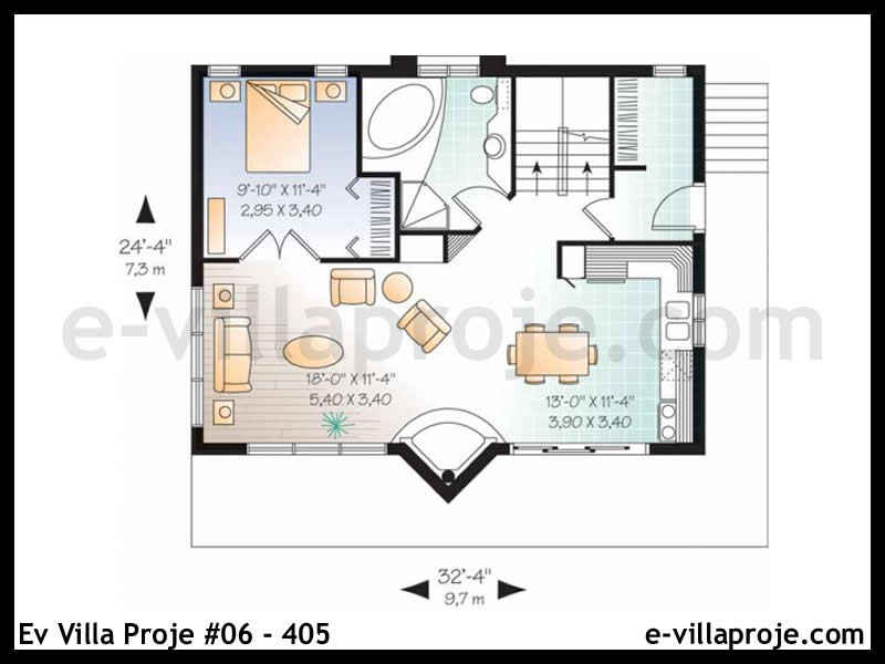 Ev Villa Proje #06 – 405 Ev Villa Projesi Model Detayları