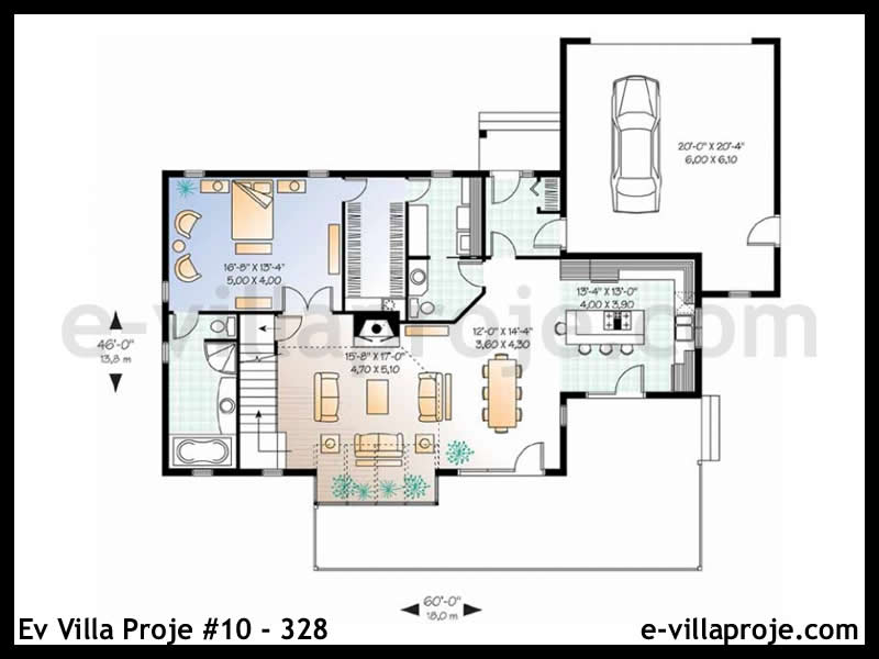 Ev Villa Proje #10 – 328 Ev Villa Projesi Model Detayları