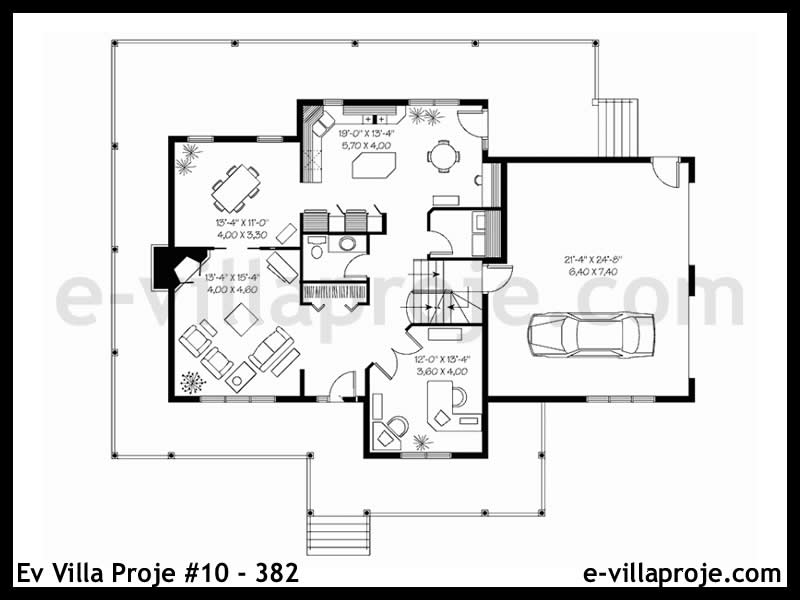 Ev Villa Proje #10 – 382 Ev Villa Projesi Model Detayları