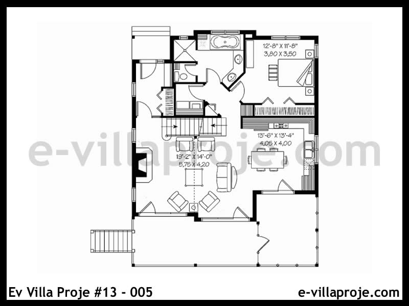 Ev Villa Proje #13 – 005 Ev Villa Projesi Model Detayları