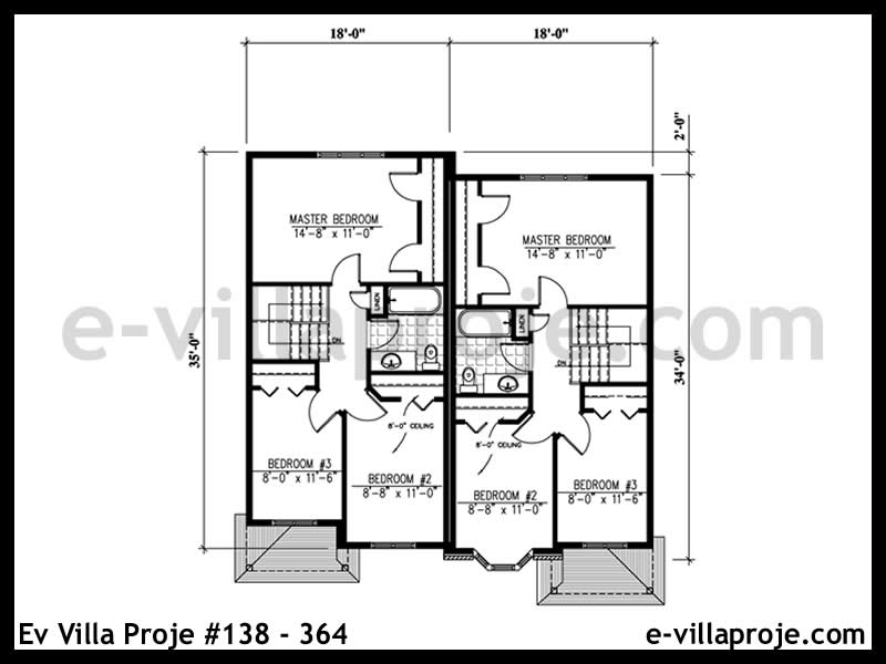 Ev Villa Proje #138 – 364 Ev Villa Projesi Model Detayları