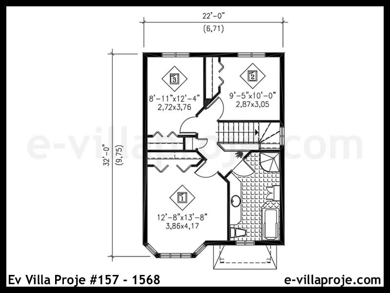 Ev Villa Proje #157 – 1568 Ev Villa Projesi Model Detayları