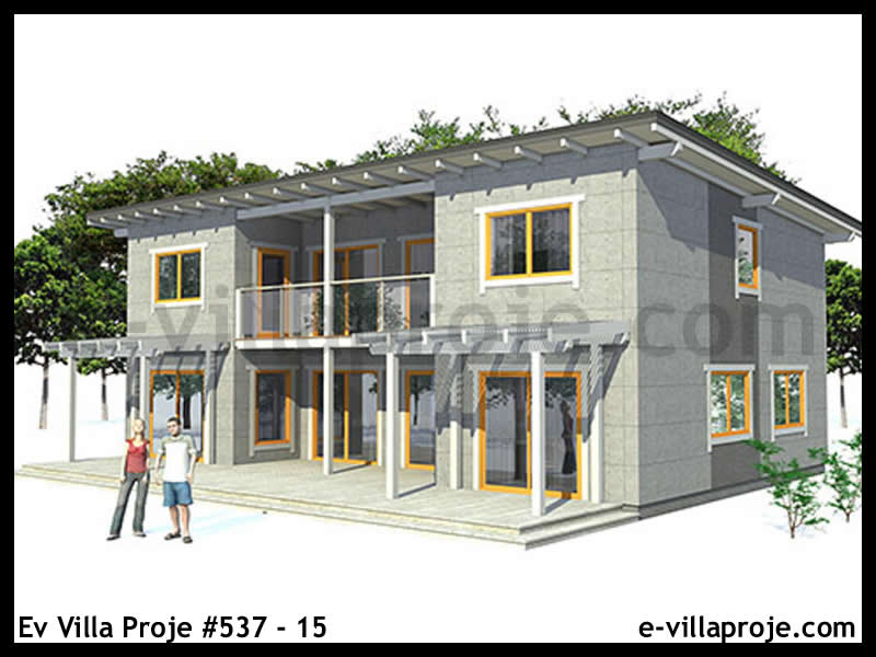 Ev Villa Proje #537 – 15 Ev Villa Projesi Model Detayları