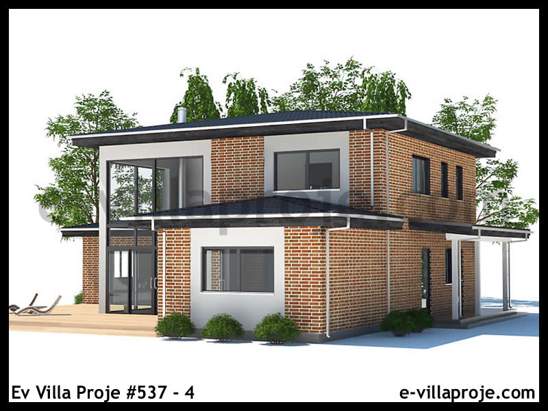 Ev Villa Proje #537 – 4 Ev Villa Projesi Model Detayları