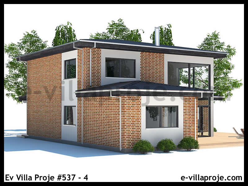 Ev Villa Proje #537 – 4 Ev Villa Projesi Model Detayları