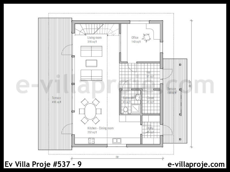 Ev Villa Proje #537 – 9 Ev Villa Projesi Model Detayları