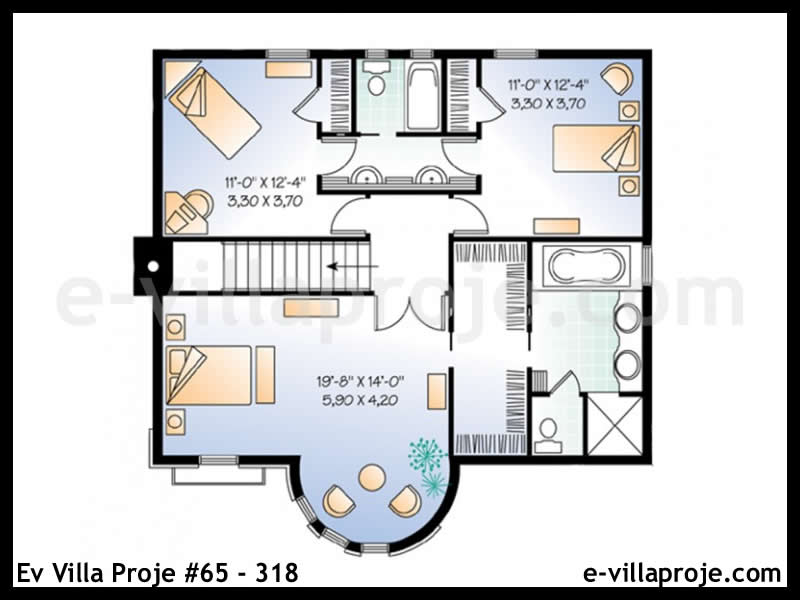 Ev Villa Proje #65 – 318 Ev Villa Projesi Model Detayları