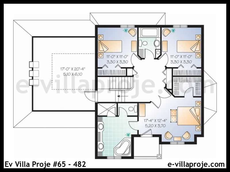 Ev Villa Proje #65 – 482 Ev Villa Projesi Model Detayları