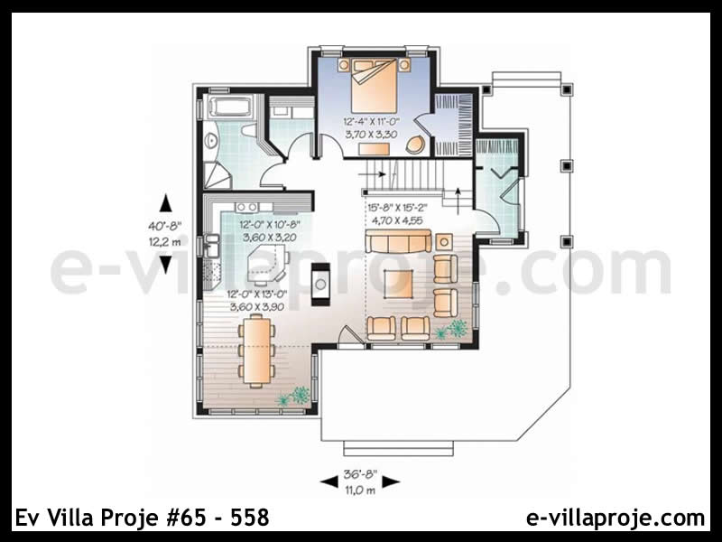 Ev Villa Proje #65 – 558 Ev Villa Projesi Model Detayları