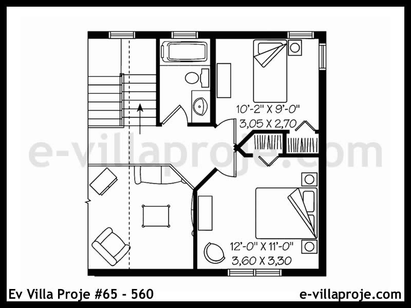 Ev Villa Proje #65 – 560 Ev Villa Projesi Model Detayları