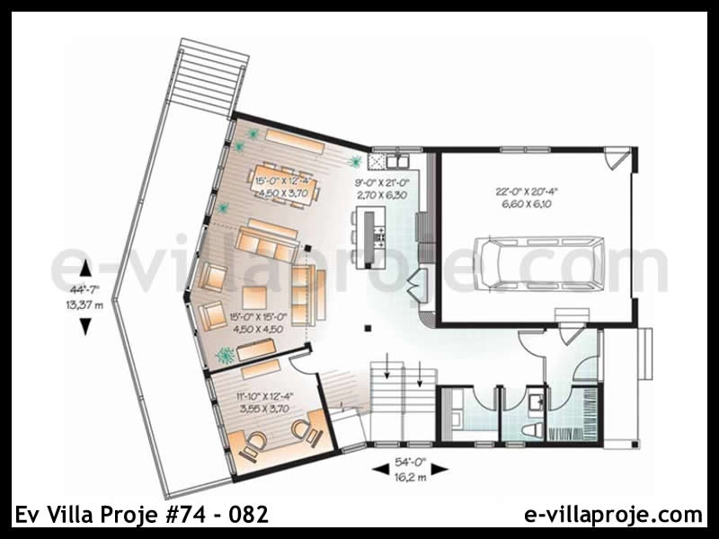 Ev Villa Proje #74 – 082 Ev Villa Projesi Model Detayları