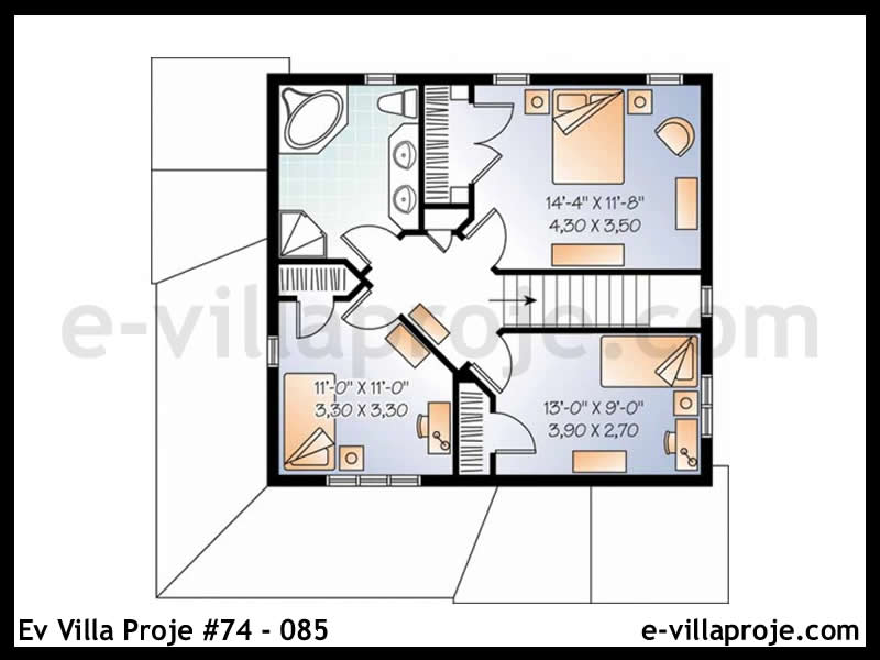 Ev Villa Proje #74 – 085 Ev Villa Projesi Model Detayları