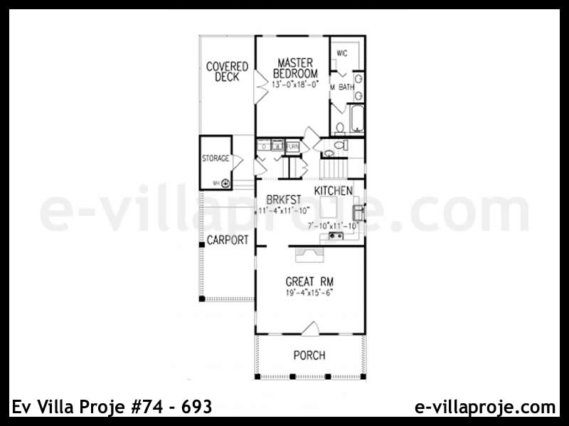 Ev Villa Proje #74 – 693 Ev Villa Projesi Model Detayları