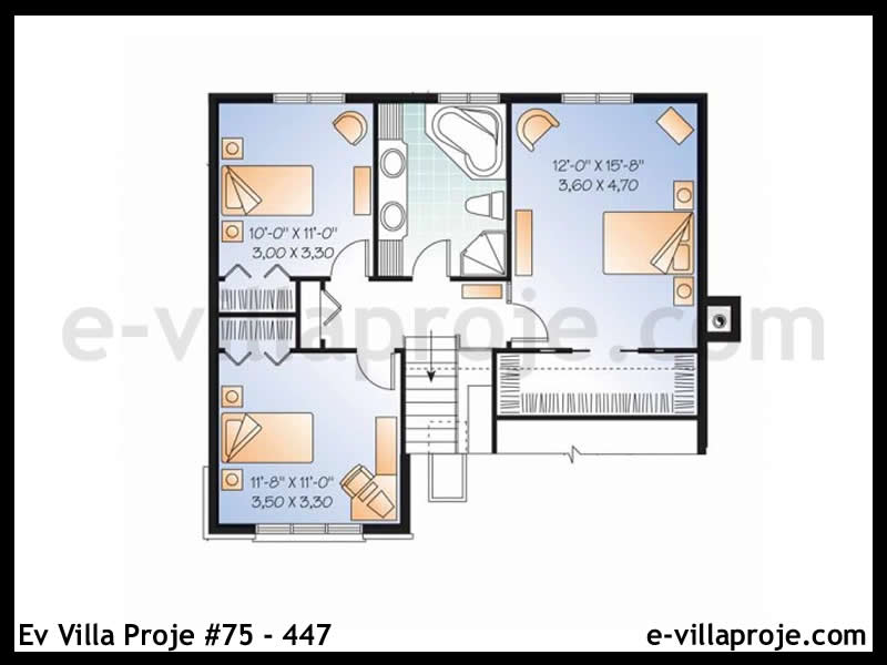 Ev Villa Proje #75 – 447 Ev Villa Projesi Model Detayları