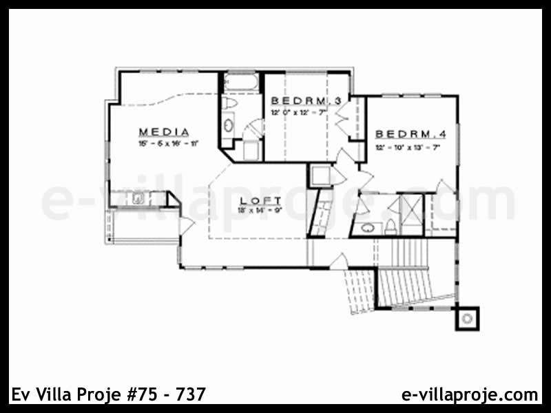 Ev Villa Proje #75 – 737 Ev Villa Projesi Model Detayları