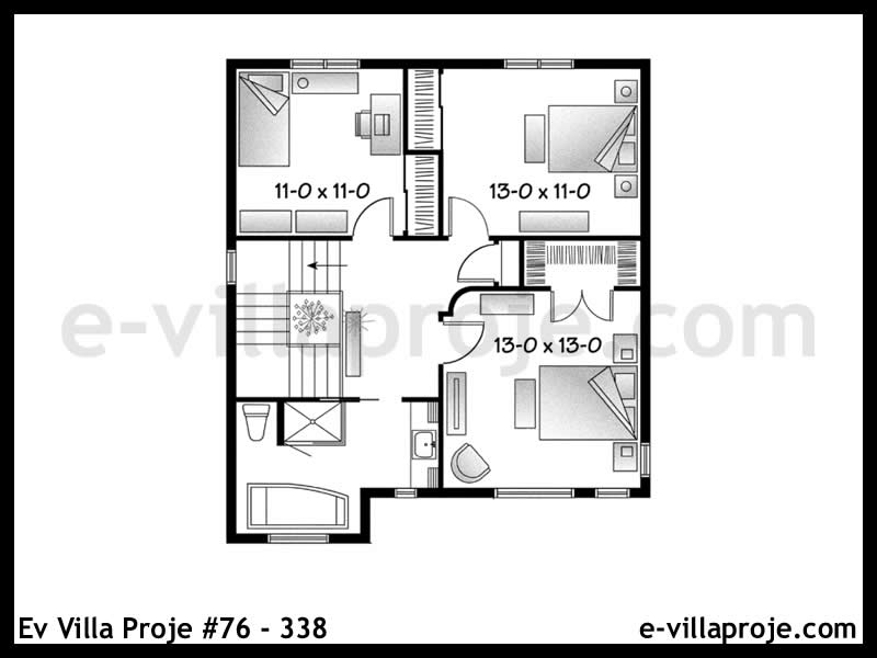 Ev Villa Proje #76 – 338 Ev Villa Projesi Model Detayları