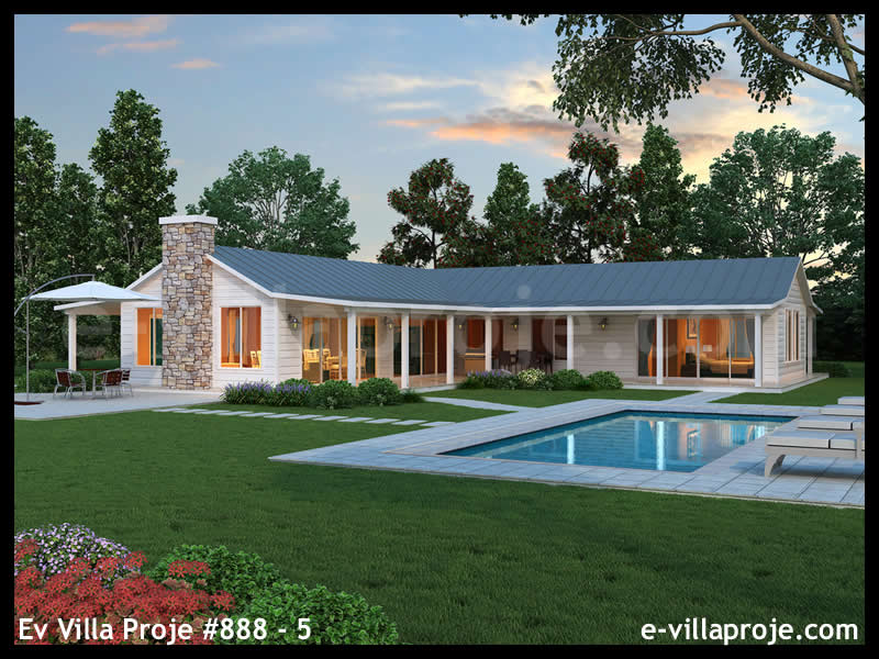 Ev Villa Proje #888 – 5 Ev Villa Projesi Model Detayları