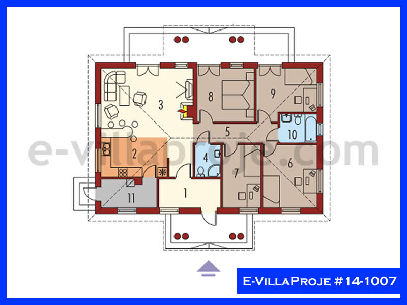 Ev Villa Proje #14 – 1007 Ev Villa Projesi Model Detayları