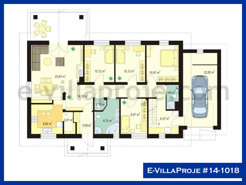 Ev Villa Proje #14 – 1018 Ev Villa Projesi Model Detayları