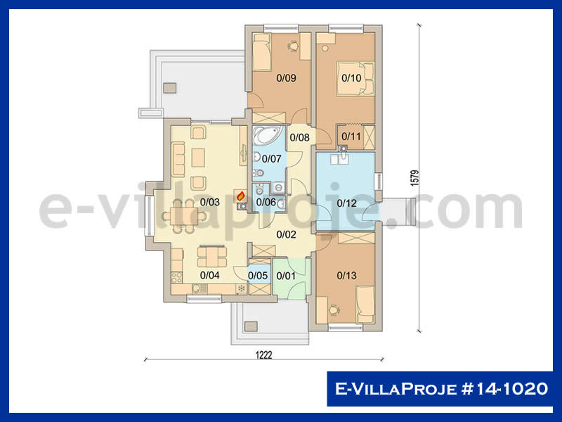 Ev Villa Proje #14 – 1020 Ev Villa Projesi Model Detayları