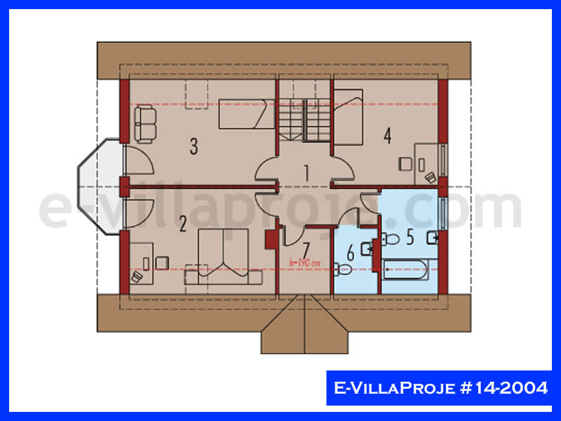 Ev Villa Proje #14 – 2004 Ev Villa Projesi Model Detayları