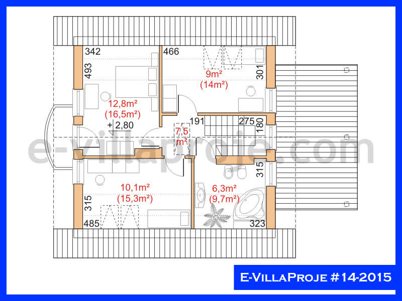 Ev Villa Proje #14 – 2015 Ev Villa Projesi Model Detayları