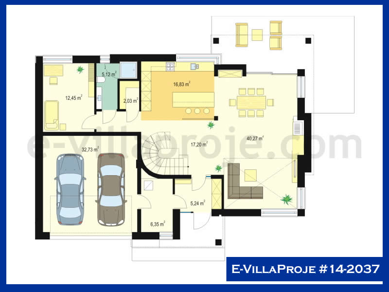 Ev Villa Proje #14 – 2037 Ev Villa Projesi Model Detayları