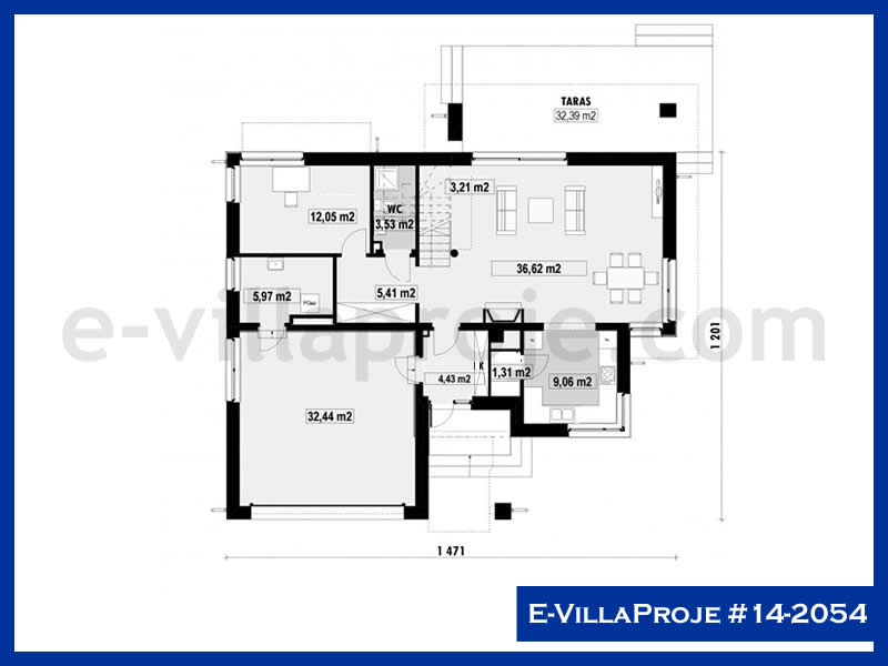 E-VillaProje #14-2054 Ev Villa Projesi Model Detayları