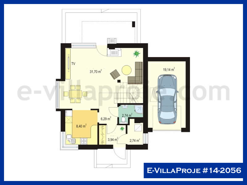 E-VillaProje #14-2056 Ev Villa Projesi Model Detayları