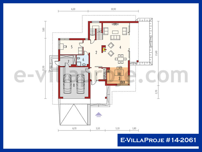 E-VillaProje #14-2061 Ev Villa Projesi Model Detayları