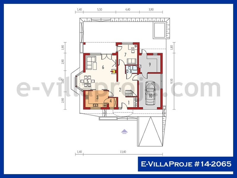 E-VillaProje #14-2065 Ev Villa Projesi Model Detayları