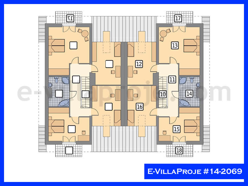 E-VillaProje #14-2069 Ev Villa Projesi Model Detayları