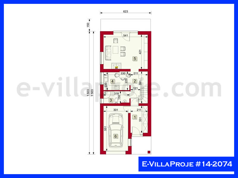 E-VillaProje #14-2074 Ev Villa Projesi Model Detayları