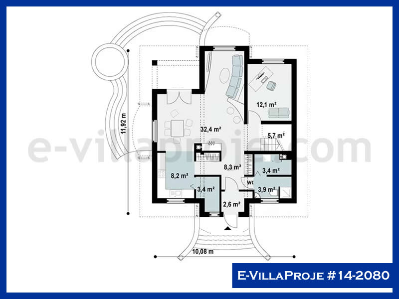 E-VillaProje #14-2080 Ev Villa Projesi Model Detayları