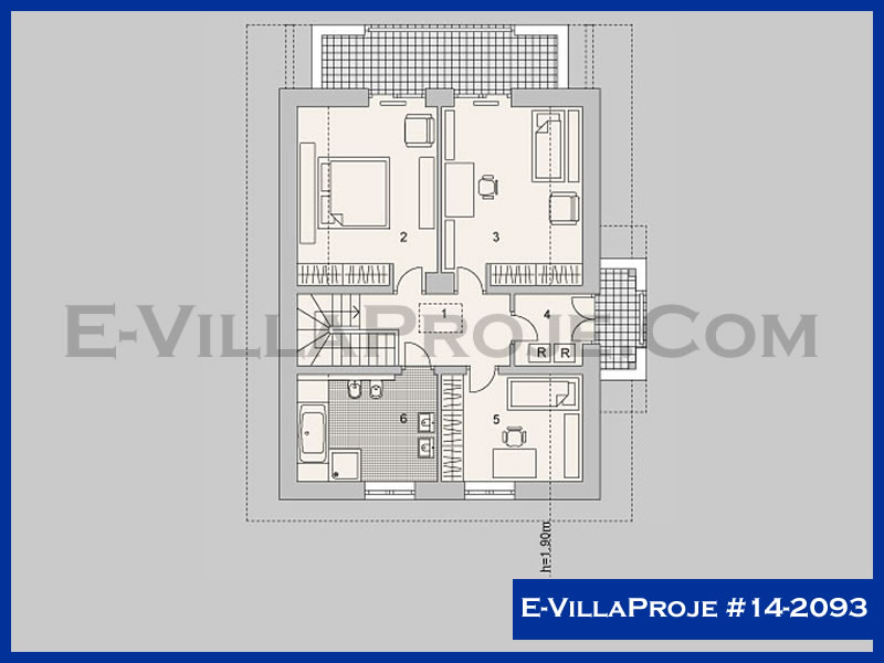 E-VillaProje #14-2093 Ev Villa Projesi Model Detayları